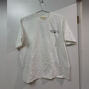 White Short Sleeve Women's Tee with Graphic